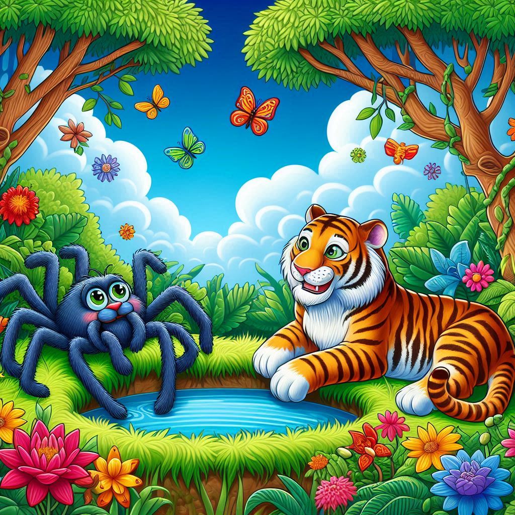 Ananse and Tiger in the Pit