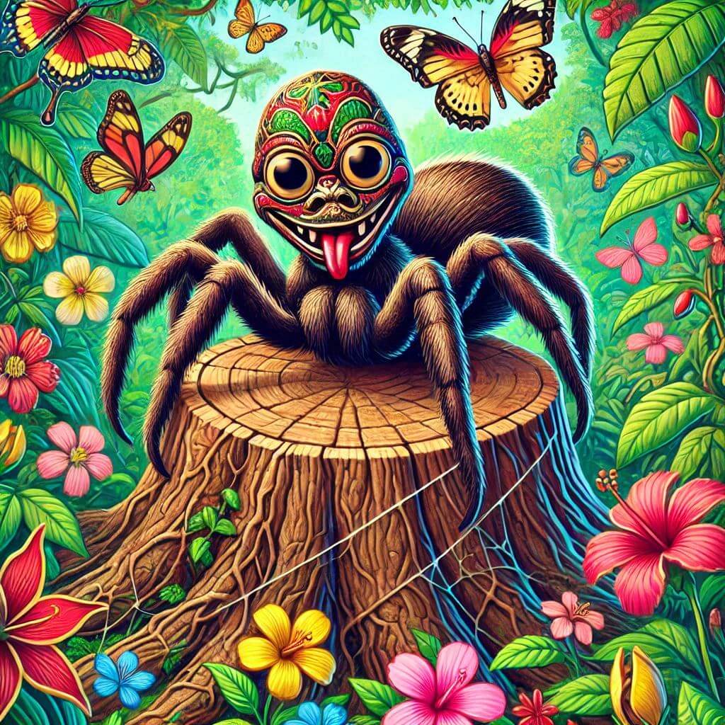 The Wedding Revenge: How Ananse the Spider Ruined Tiger's Big Day - West African Folk Story