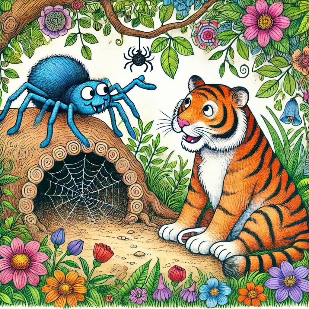 Why Spiders Live on Roofs: The Tale of How Ananse's Final Trick Changed Spider History - West African Origin Story