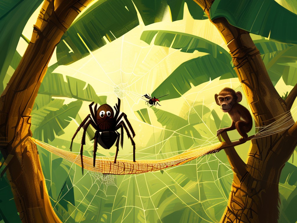 How Ananse Learned to Weave: The Tale of the Banana Tree Escape