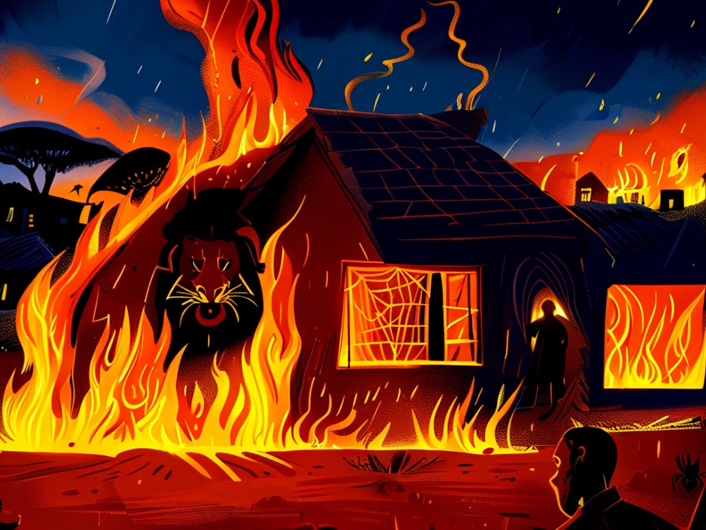 Ananse's Dead Lion Tale: A Dark Story of Trickery Gone Wrong