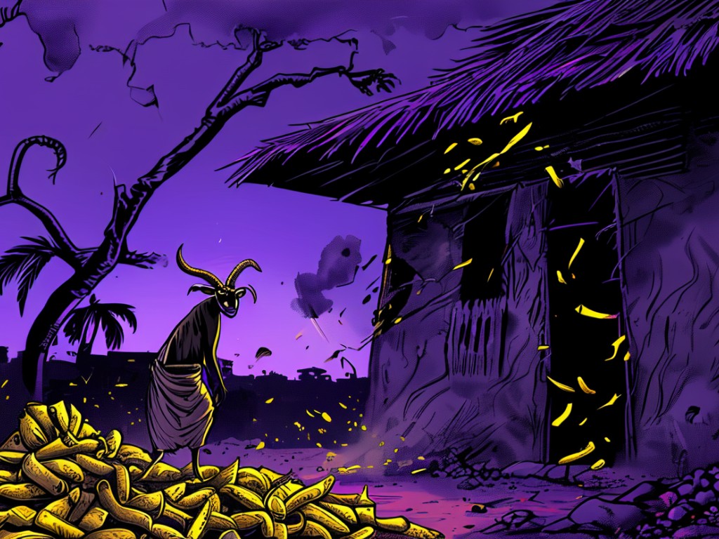 Ananse's Ash Escape: A Dark Tale of Theft and Tragedy