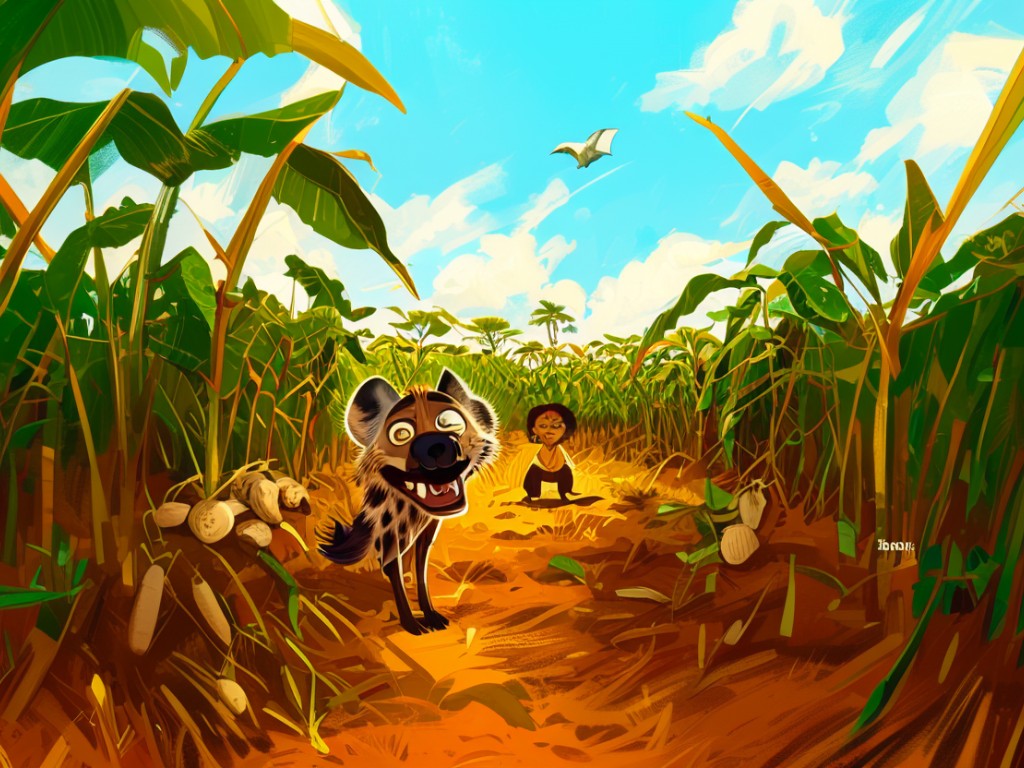 Ananse's Yam Plot: How Cunning-More-Than-Father Tricked the Hyena