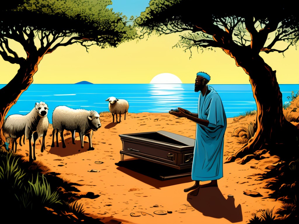 Ananse's Coffin Plot: How Cunning-More-Than-Father Escaped Death with a Shepherd's Help