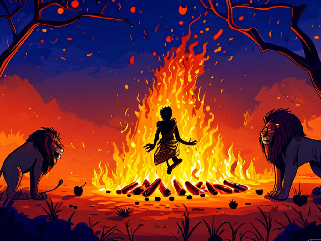 Ananse's Apple Tree Trial: How the Fire's Justice Left the Spider Naked"