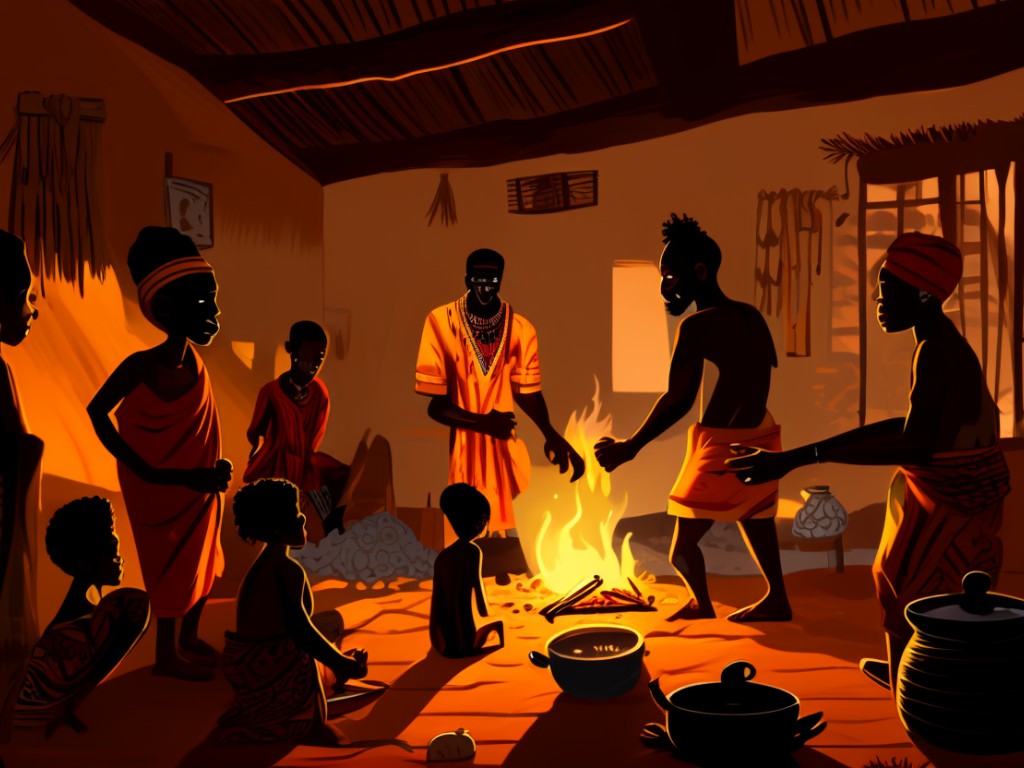 Ananse's Beef-Fat Deception: How the Spider Tricked His Children Out of Food