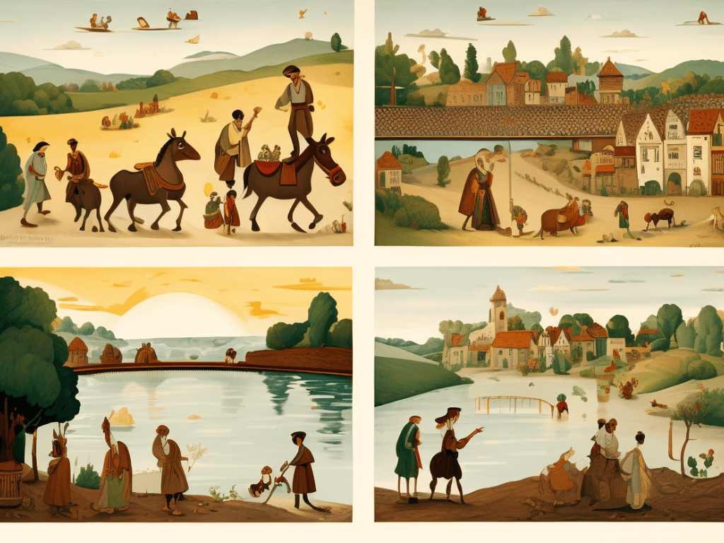 The Man, His Son, and Their Donkey: A Tale of Pleasing Everyone