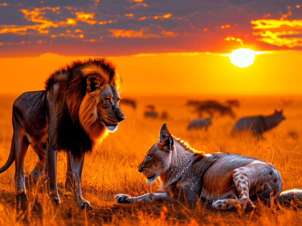 The Cunning Jakhals and the King of Beasts: An African Tale