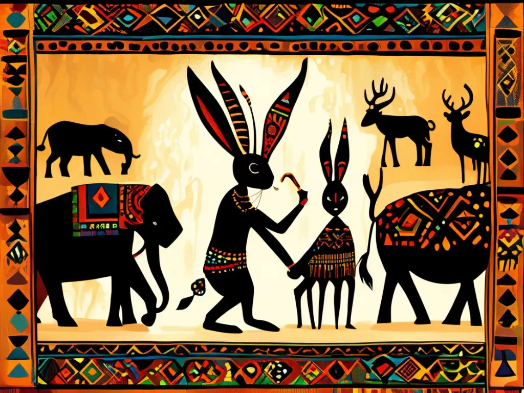 The Elephant and the Rabbit - folklure central Africa