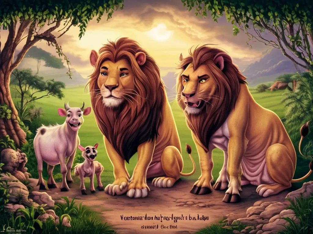 The Lion, the Hyena, and the Fox