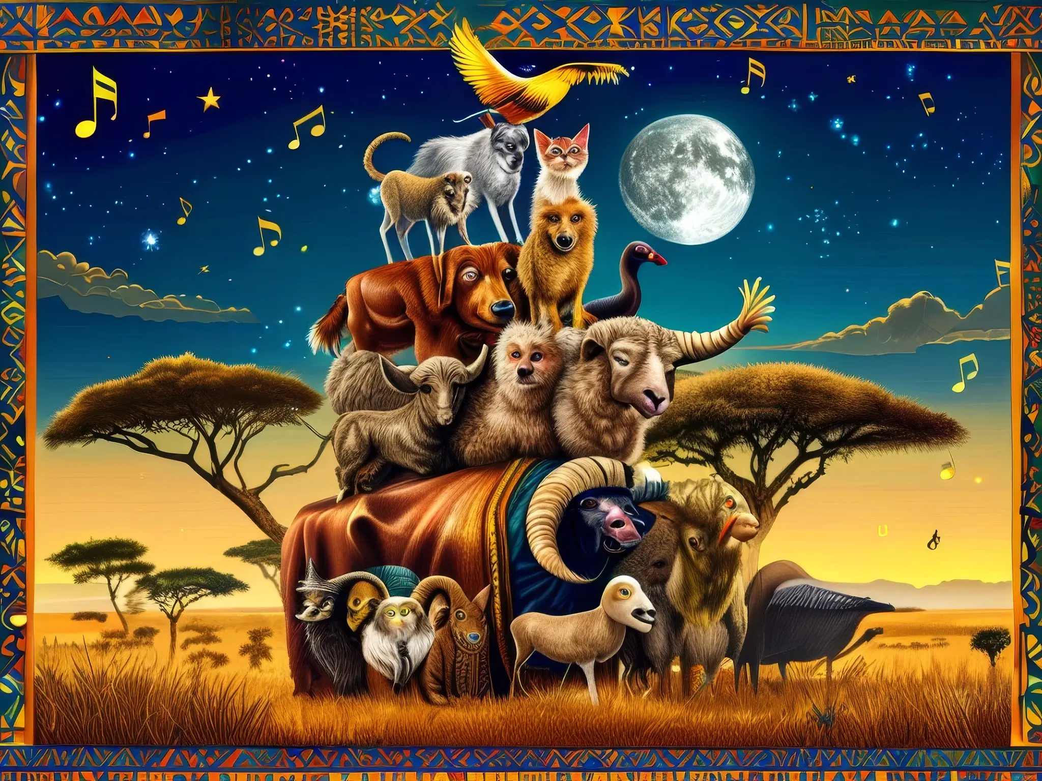The Seven Old Animals: African Folktale