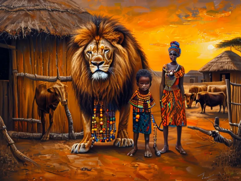 The Woman and the Lion