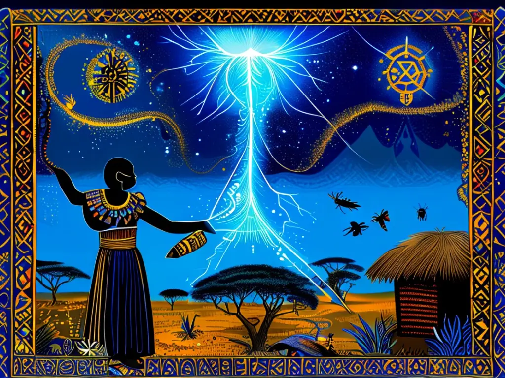 The Quest for Heavenly Fire: An African Folktale of Teamwork and Divine Challenges