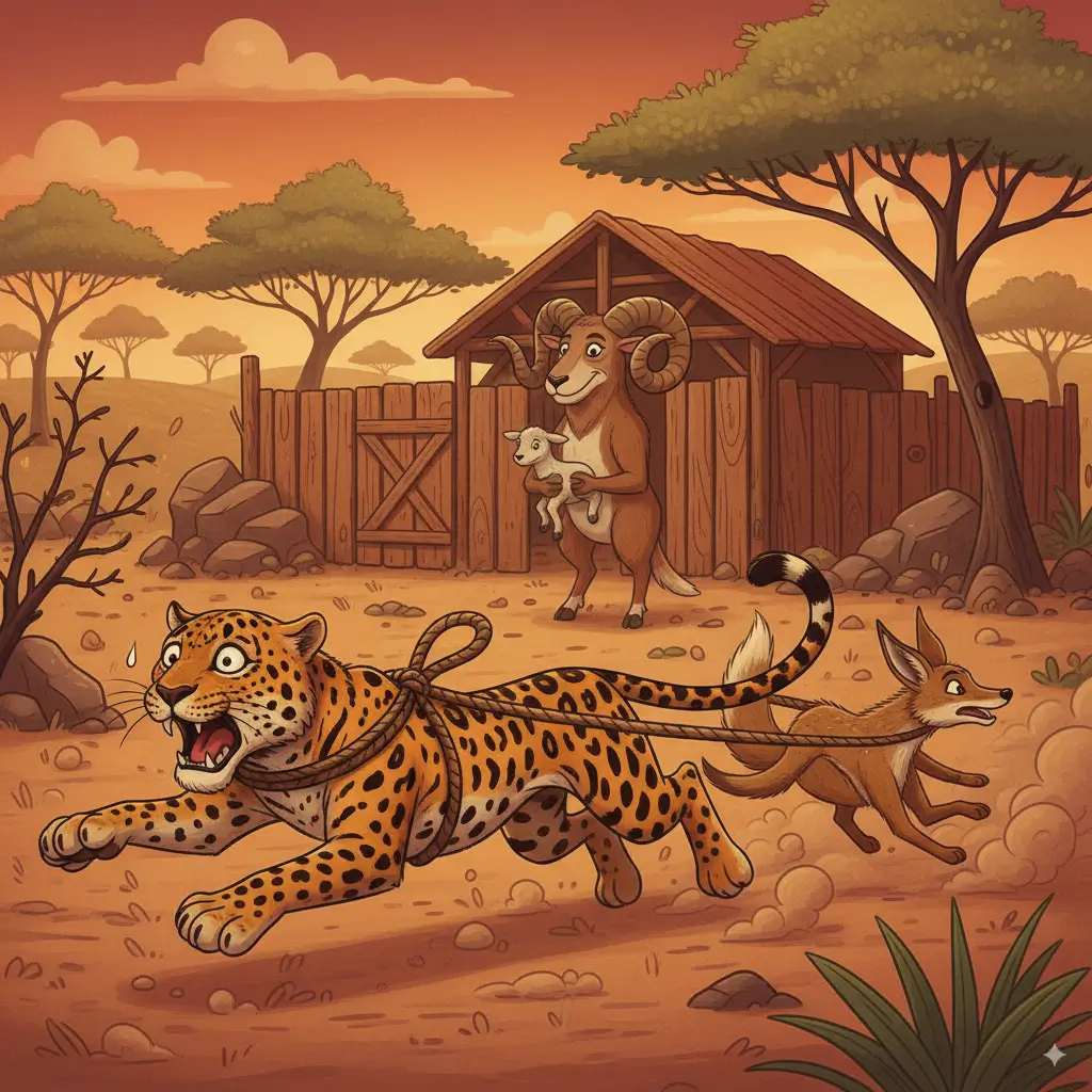 The Clever Ram and the Cowardly Tiger: A Traditional African Trickster Tale