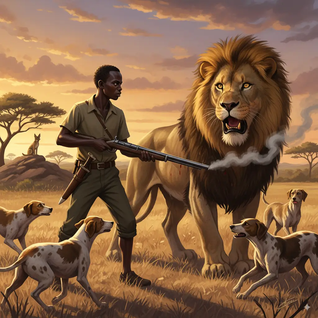 Lion Meets His Match: The Day the King of Beasts Met Man