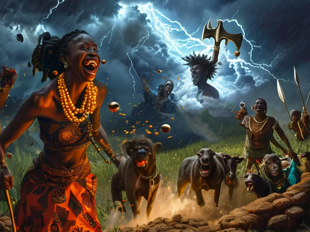 Miseke, Daughter of Thunder — A Ruanda Folktale of Beads, Marriage, and the Sky